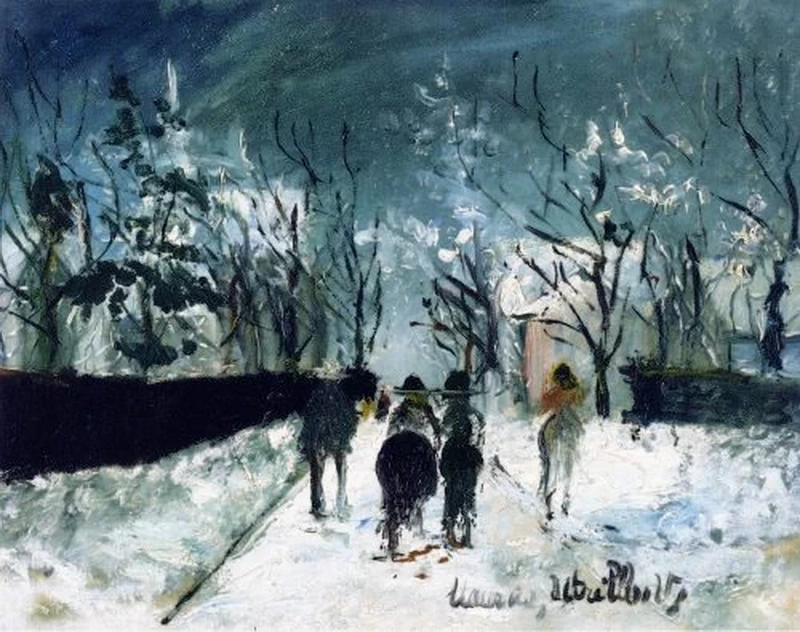 Paesaggio innevato (circa 1917)